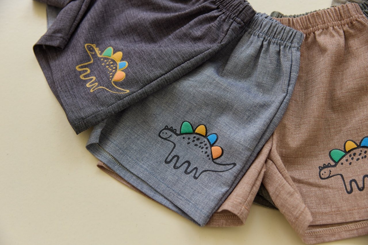 [Orangemom] Dinosaur Foam Span Pants / [오렌지맘] 공룡발포span바지