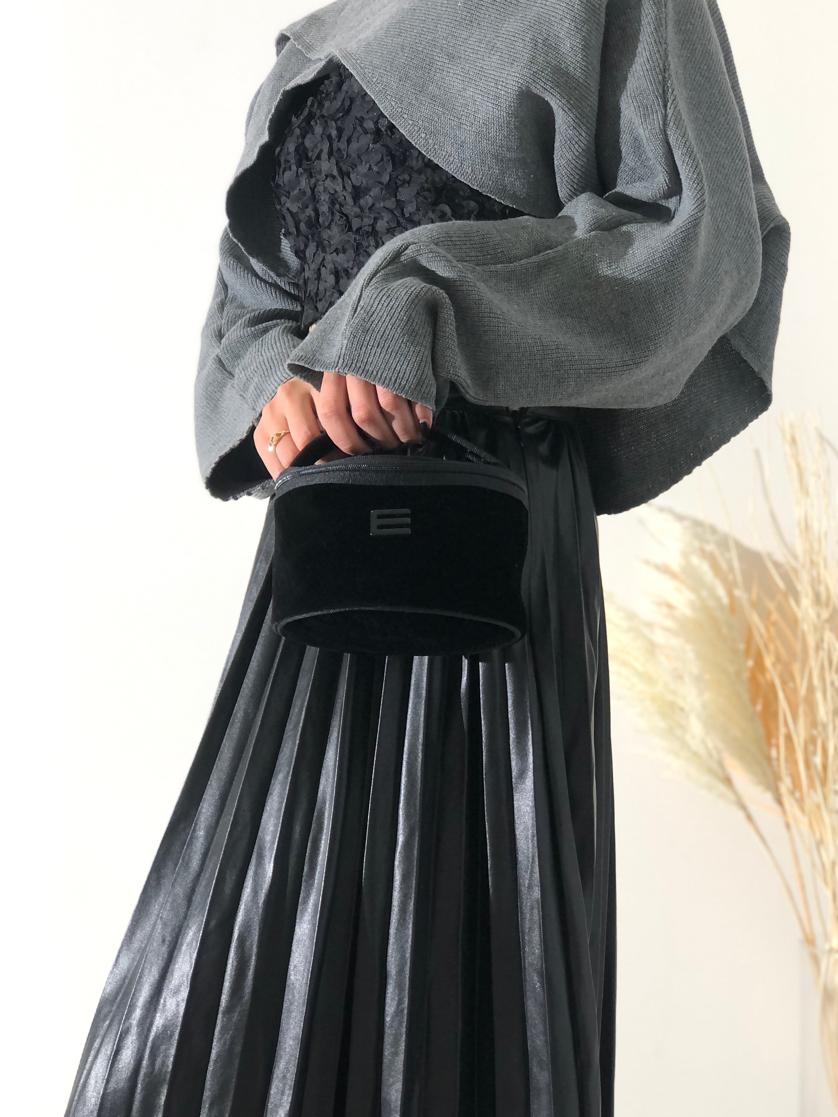 日本直送 名牌中古包 】ETRO エトロ ハンドバッグ ベルベット バニティ