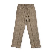 上下 PAPAS パパス × Harris Tweed ハリスツイード セットアップ くるみボタン ウール テーラードジャケット スラックス L/メンズ