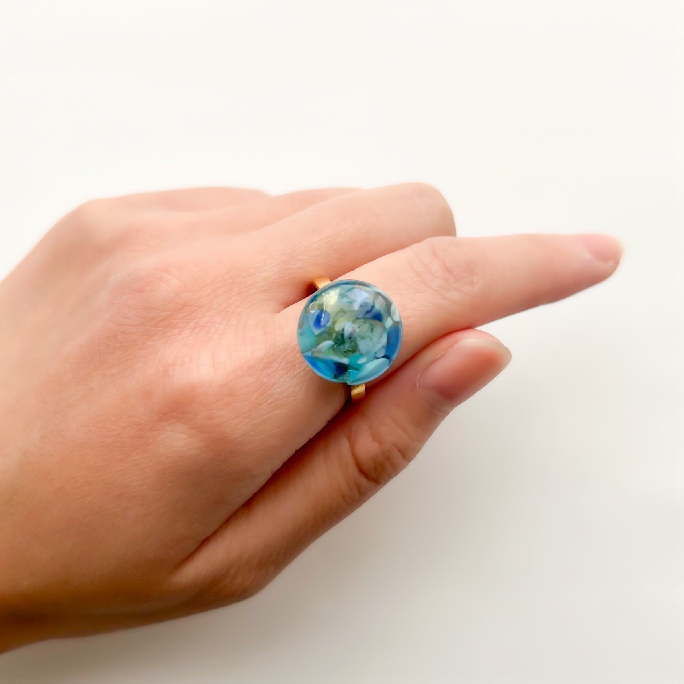 ガウディの指輪 ガウディ リング カサ・バトリョ drop ゴールド | hmm, by 東京