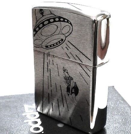 ZIPPO コミカルMIX UFO&ウインディ サテン ユニーク おしゃれ ZIPPO コミカルMIX UFO&ウインディ サテン ユニーク おしゃれ