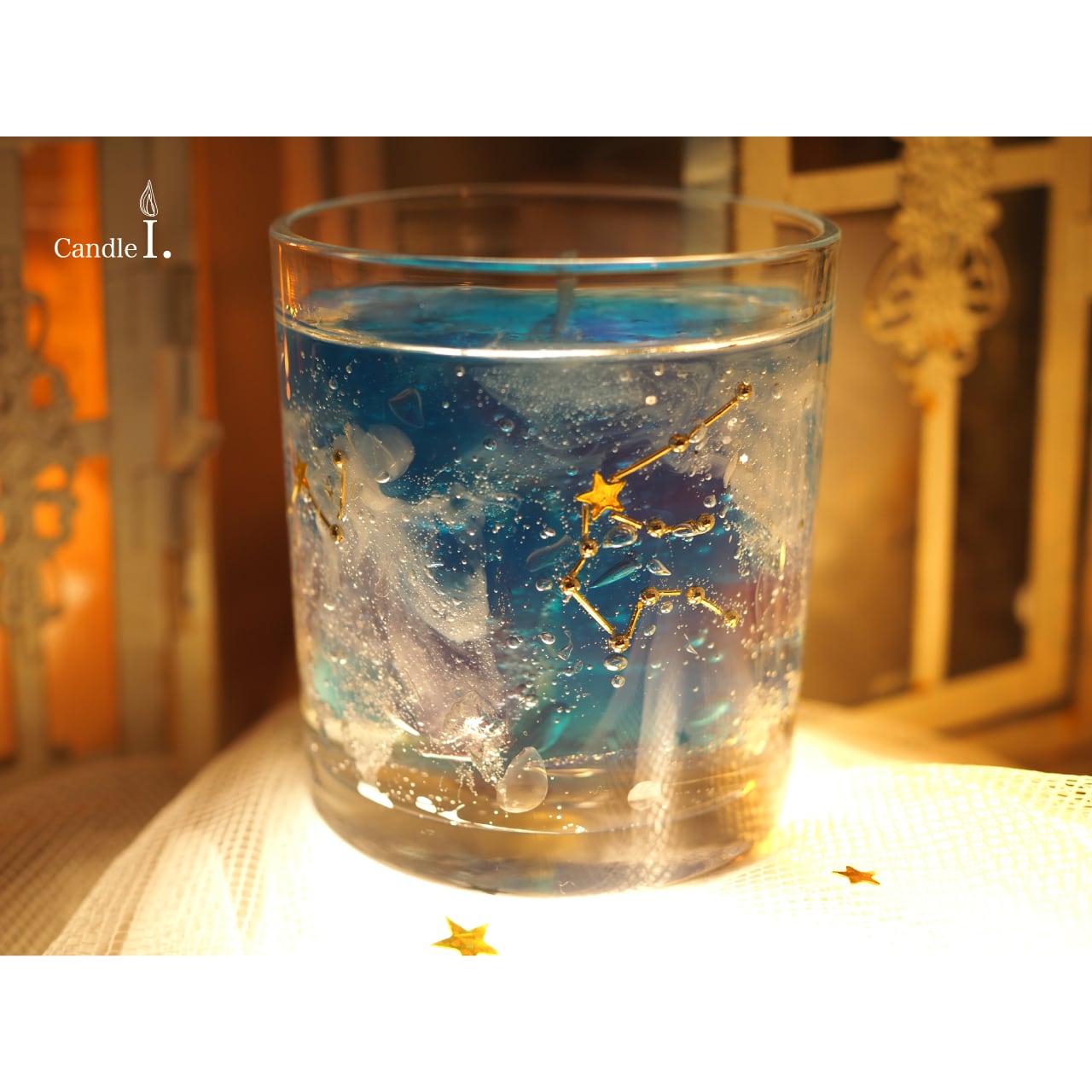 星座Series ＊ Aquarius［水瓶座］Glass | Candle I.