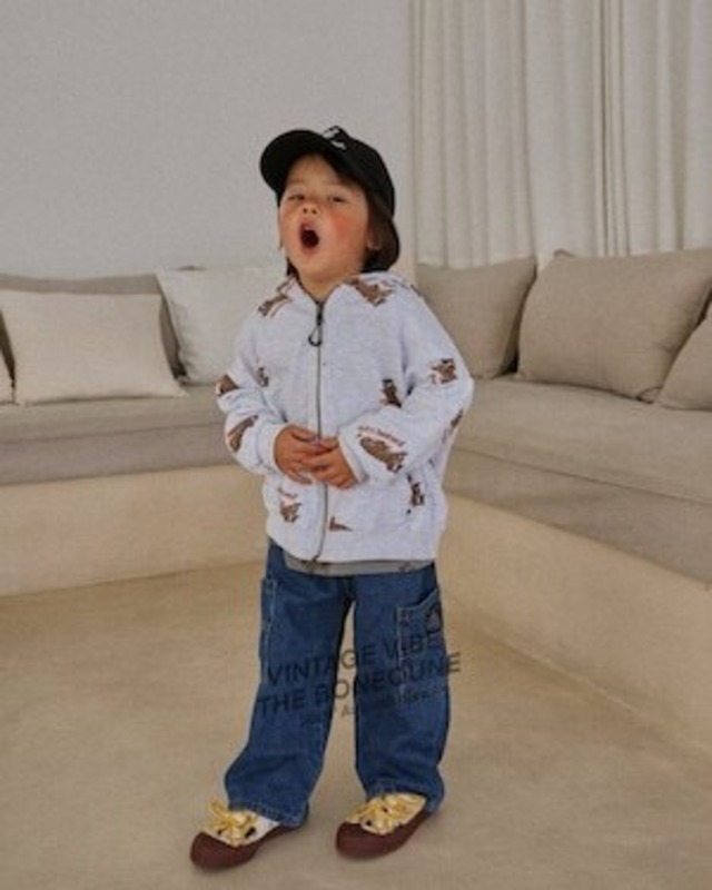 〚予約〛Tiger Jeonpan Hood Zipup <kids><Jr><mom>