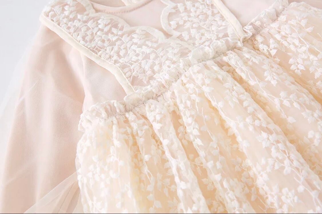 【即納有】レースチュールワンピース*°+ 》》》》》》》》》》》》》》》キッズ レース チュール ワンピース ドレス