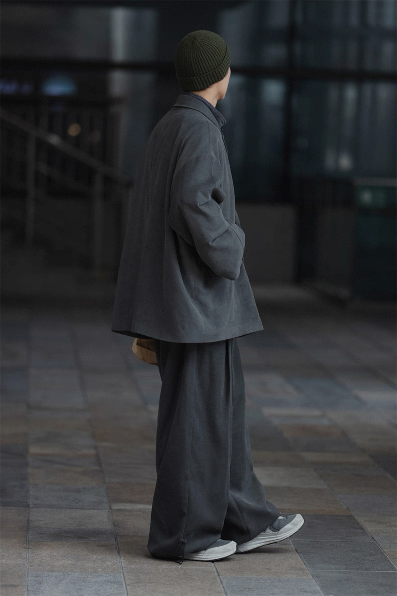 over size casual jacket