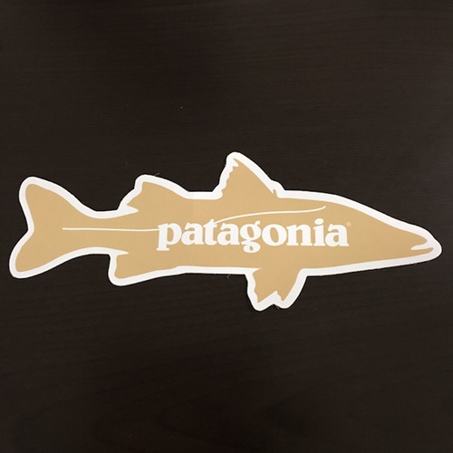 【pa-10】patagonia パタゴニア ステッカー ベージュ snook