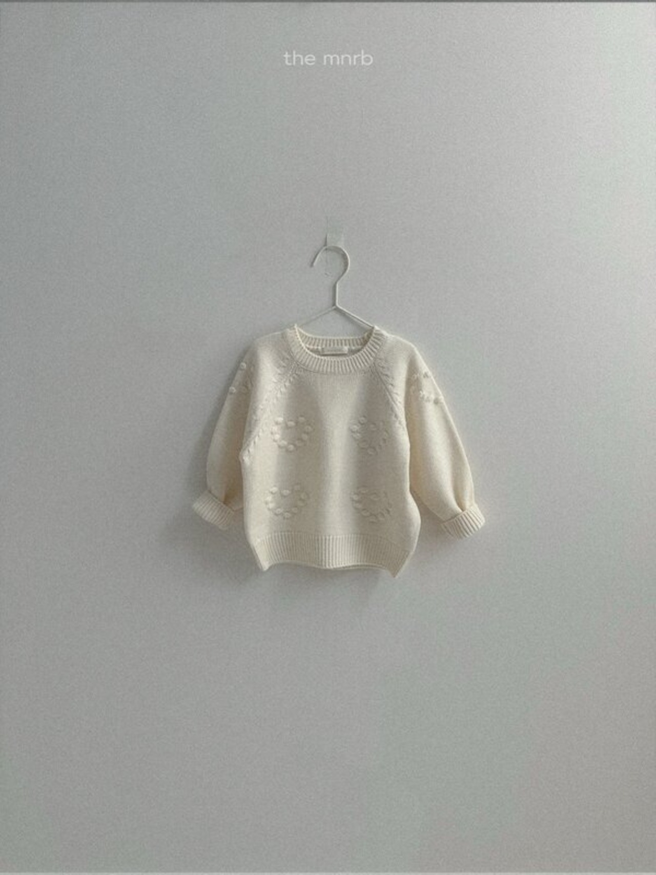minirobe 26/SS Love eyelet knit