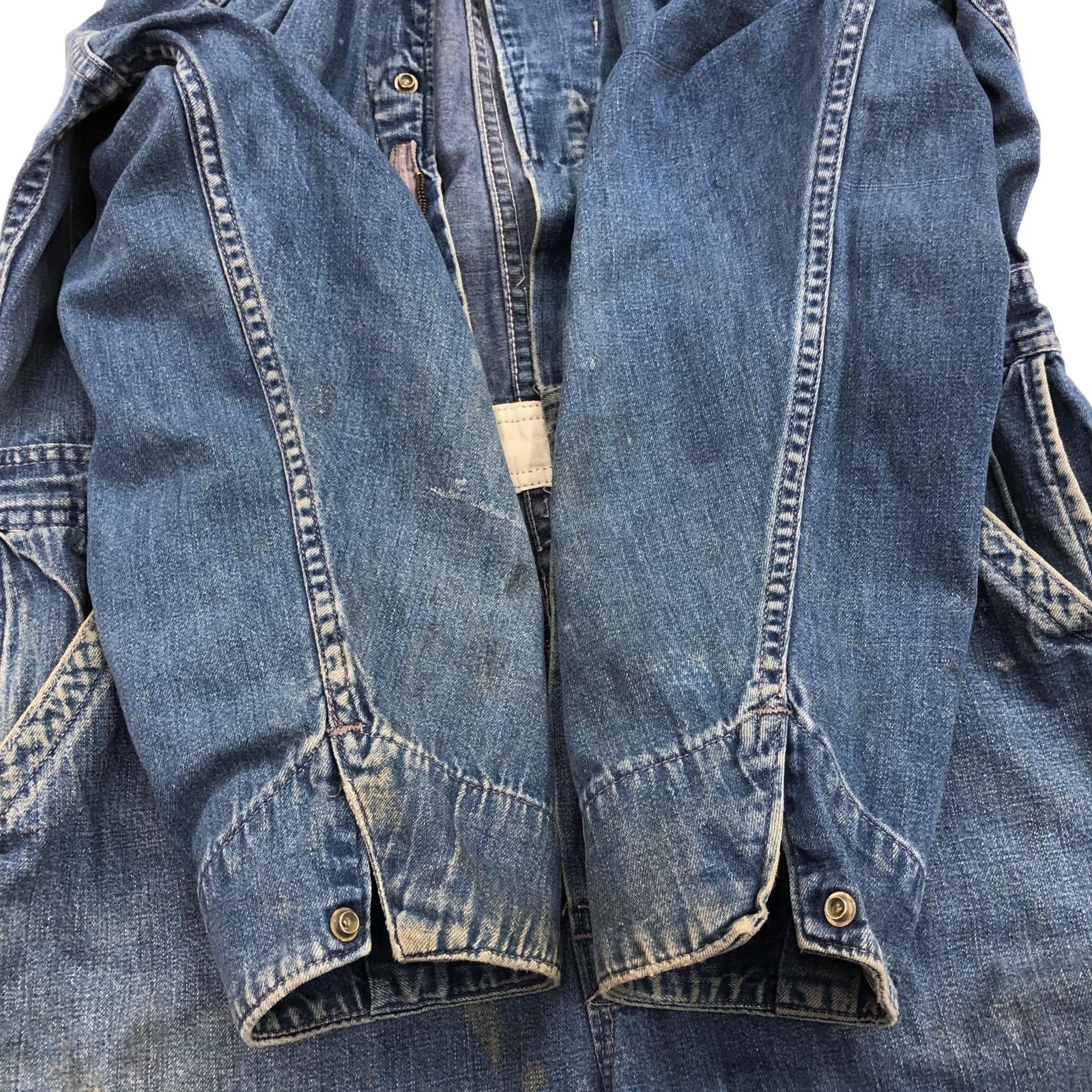 UNKNOWN 50年代 デニム つなぎ オールインワン ジャンプスーツ