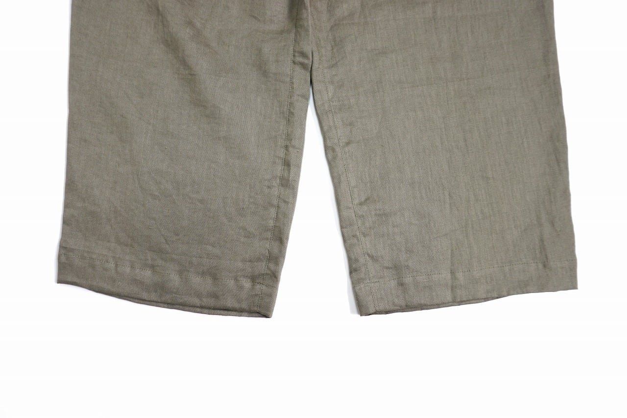 French Linen Wide Easy Pants