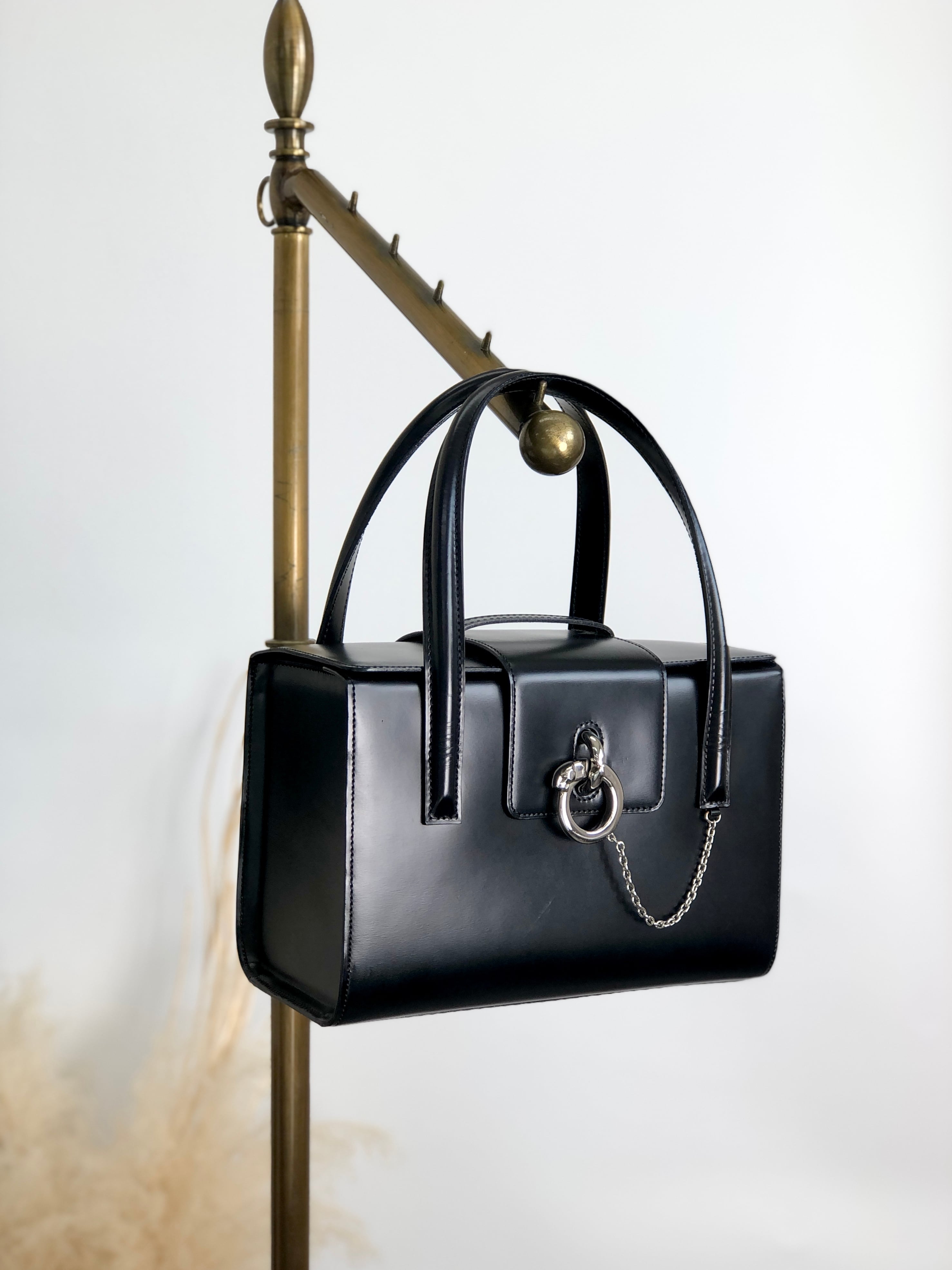 Cartier カルティエ ハンドバッグ ブラック パンテール チェーン