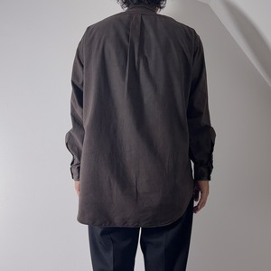 90s Ralph Lauren BIG SHIRT brown [M] 古着