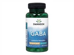 【(Swanson) GABA 500mg】ストレスを軽減させる効果やリラックス効果が期待できる注目のサプリです