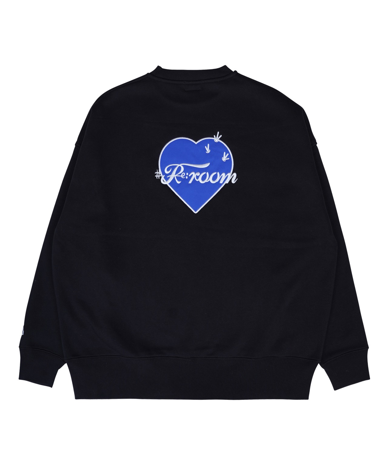 【#Re:room】Rrm HEART EMBROIDERY BIG TRAINER［REC811］