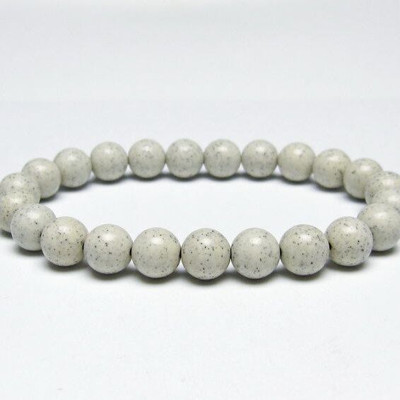 北投石 ブレスレット 9mm 一点物 メール便可 111-50322