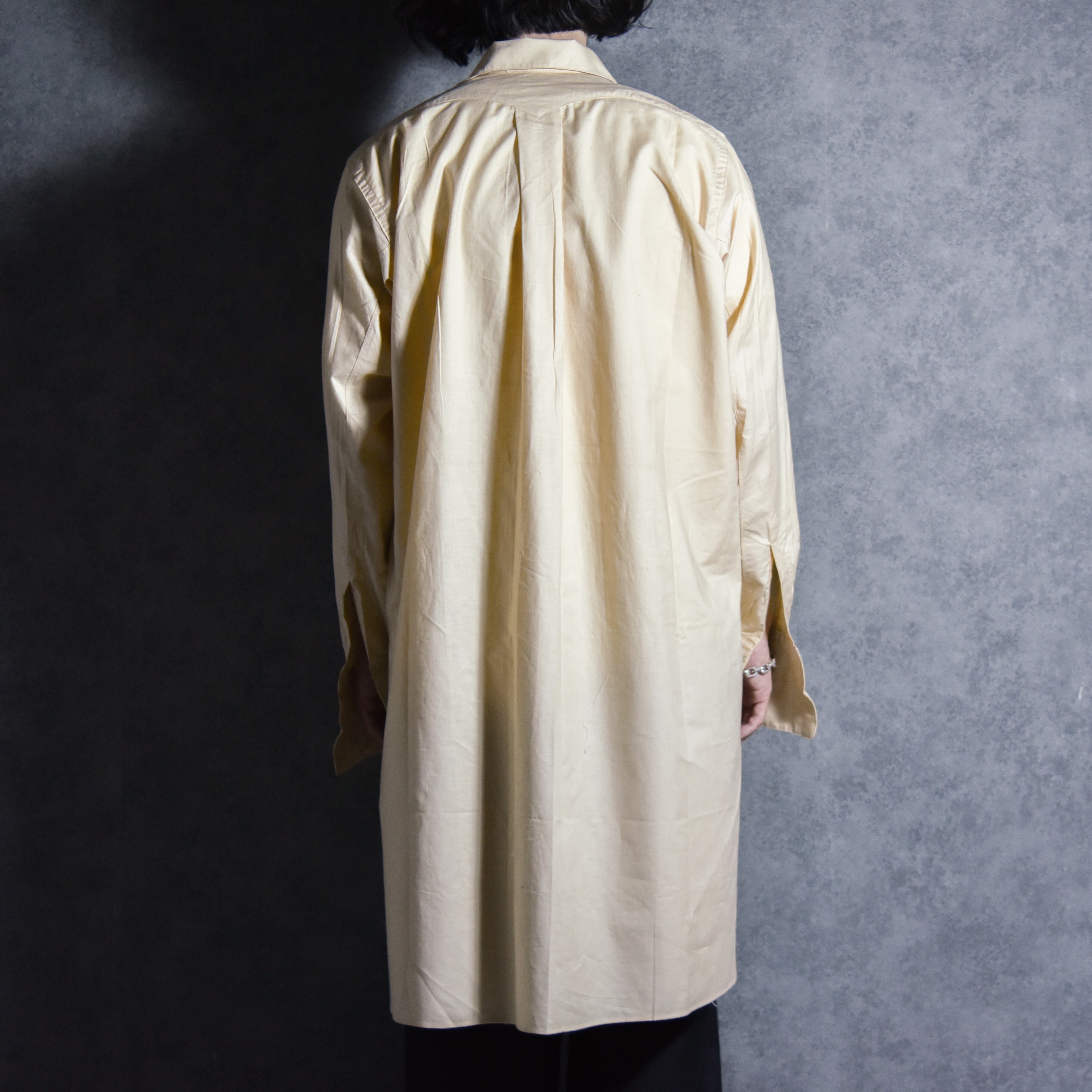 40s 50s フランス 前開き シャツ ビンテージ フルオープン DEAD STOCK】40-50s French AVION E.A.R. PARIS Vintage Open Collars