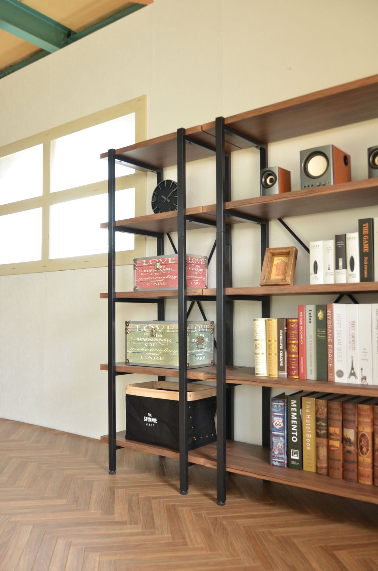 Vintage 5racks 60 BR / ヴィンテージスタイル ヴィンテージ加工 5段ラック棚 W60 / ブラウン