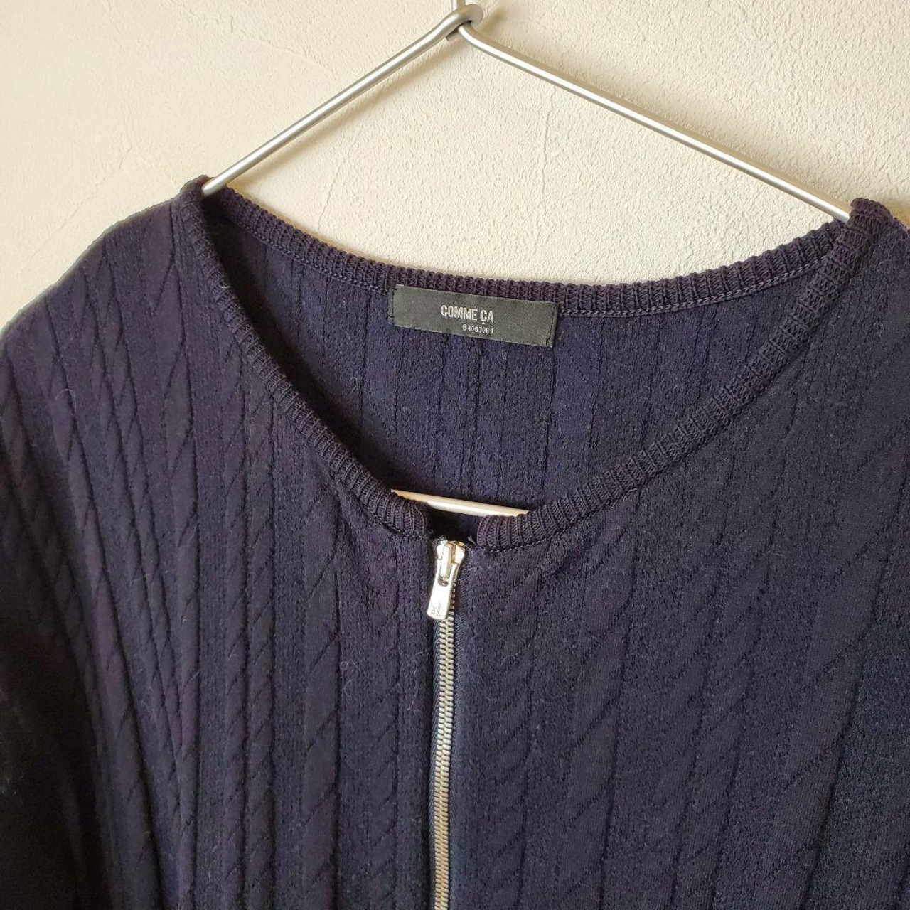 【USED】コムサイズム　春カーディガン　ボレロ　ジャンパー