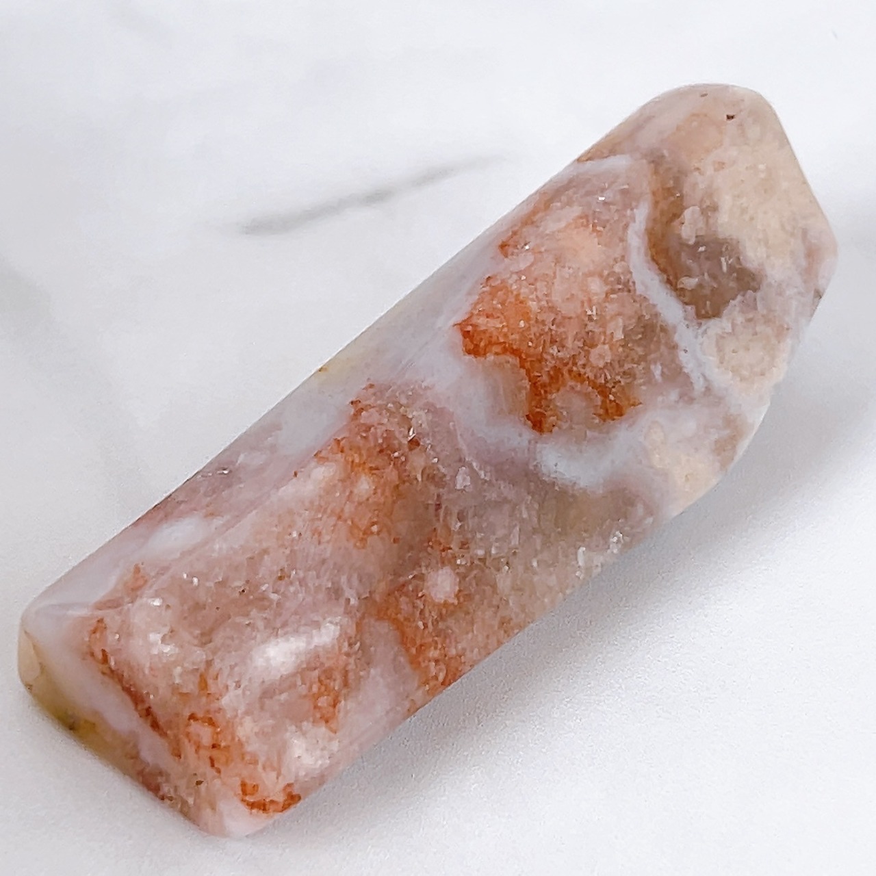 ピンクアメジスト・フラワーアゲート(桜瑪瑙) フリーフォーム A