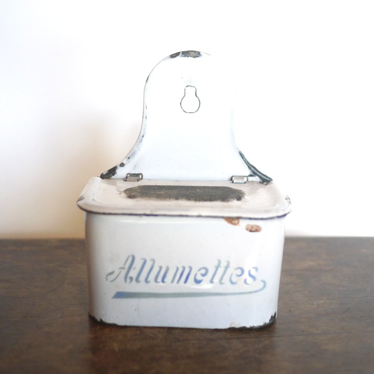 ホーロー缶 ALLUMETTES フランスアンティーク