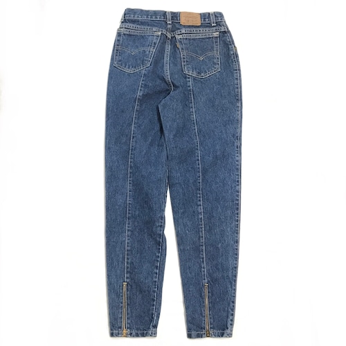 【USED】80s Levis テーパード デニム パンツ 裾ジップ