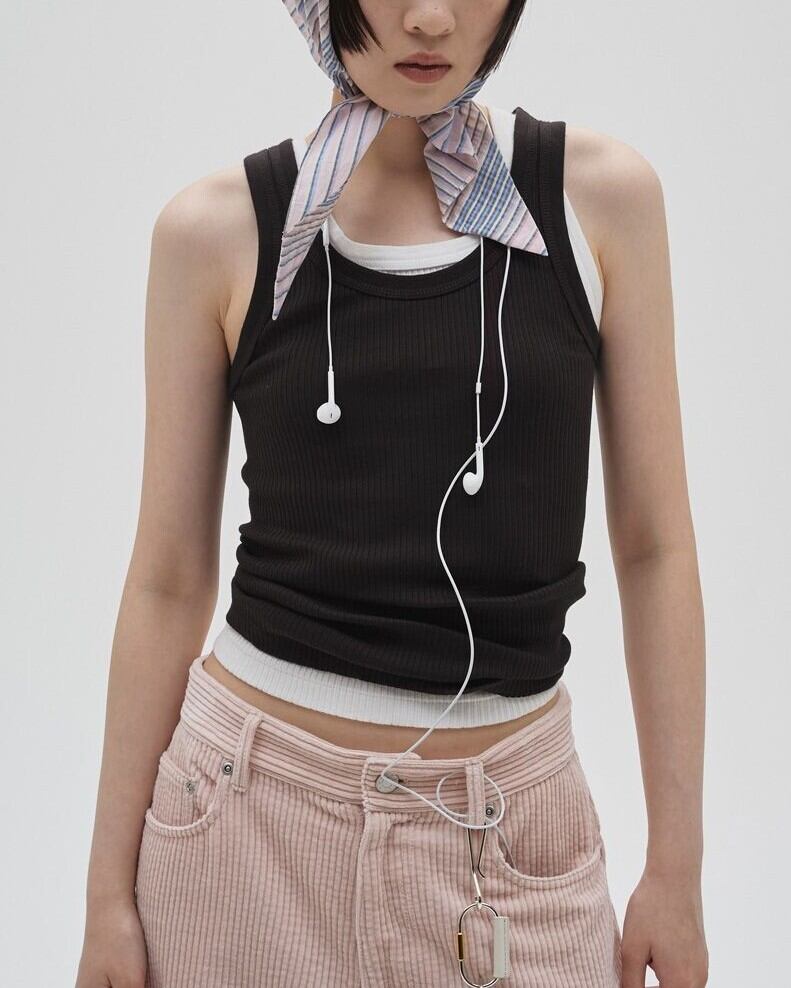 TODAYFUL(トゥデイフル) Useful Seamless Rib Tanktop | サウス