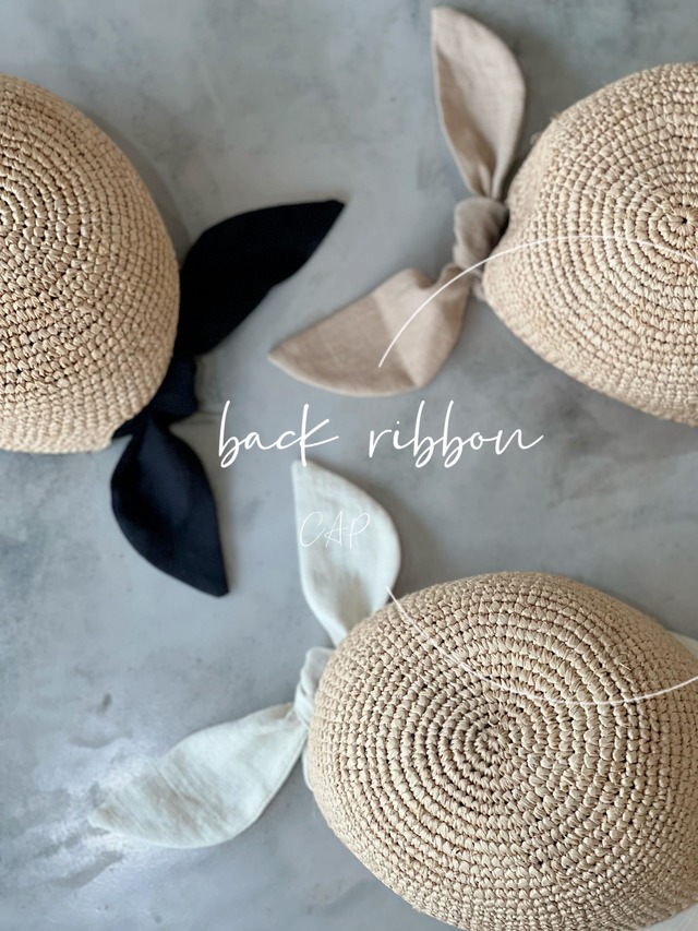 back ribbon CAP