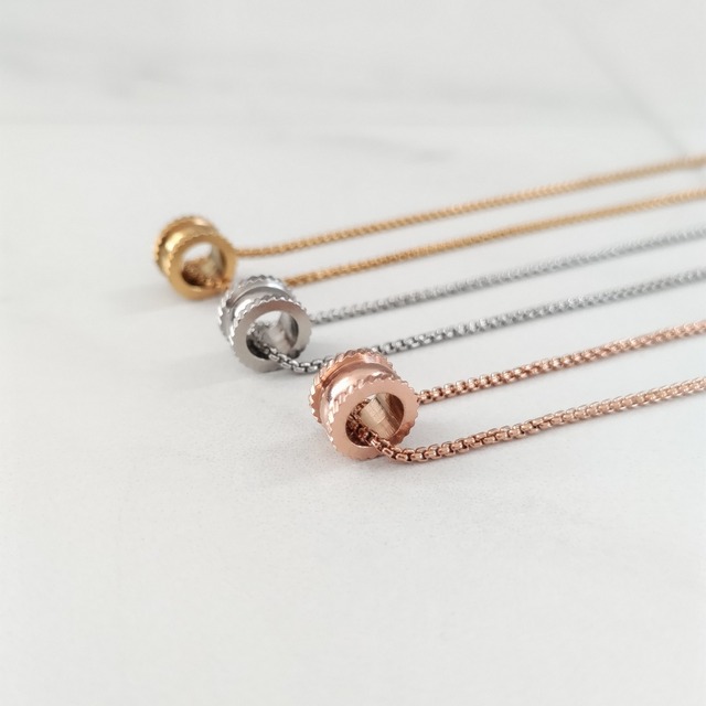 Barrel Charm Adjustable necklace