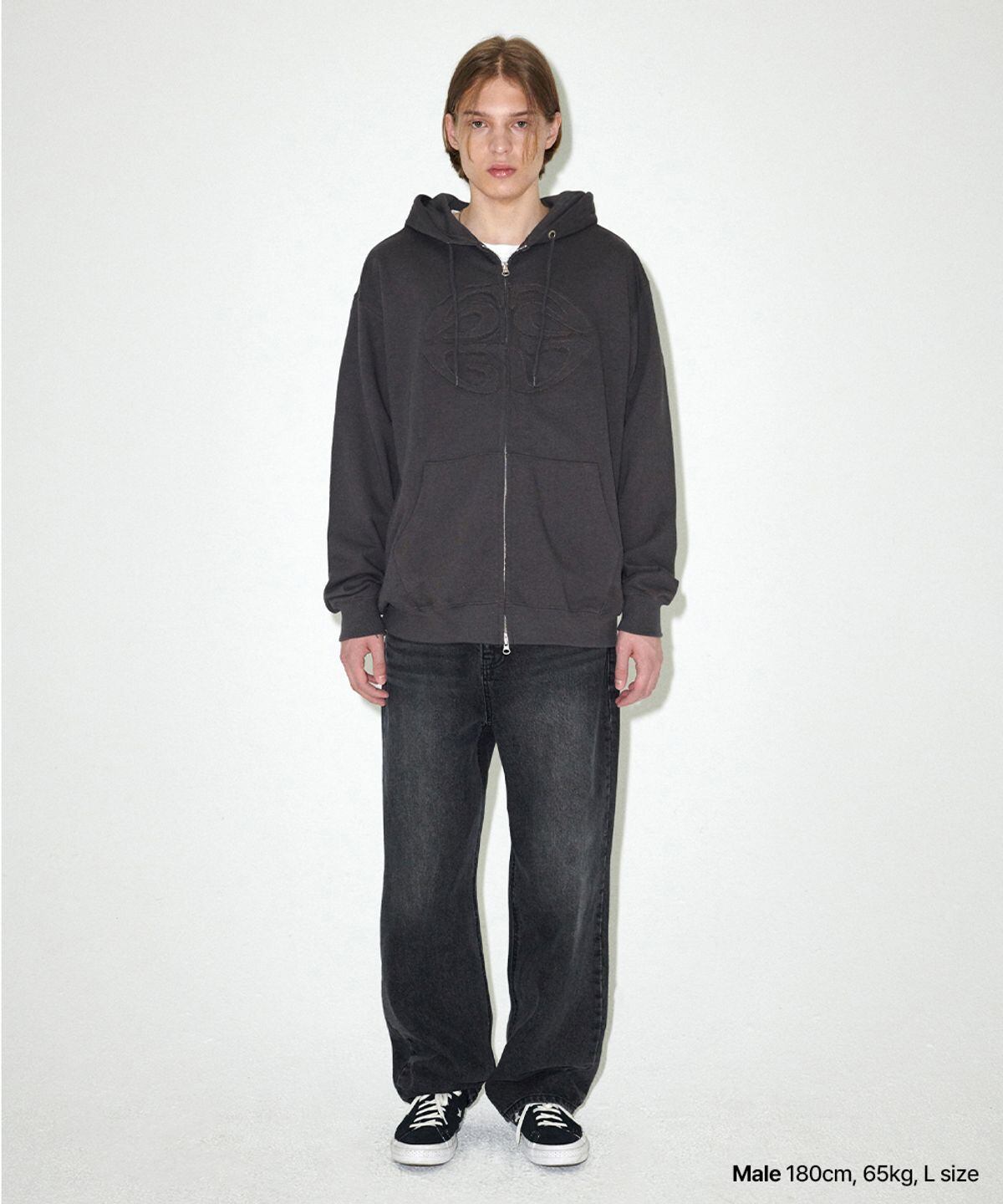 ☆ Kep1er チェユジン 着用！！【MAHAGRID】ECLIPSE RAW CUT ZIP UP