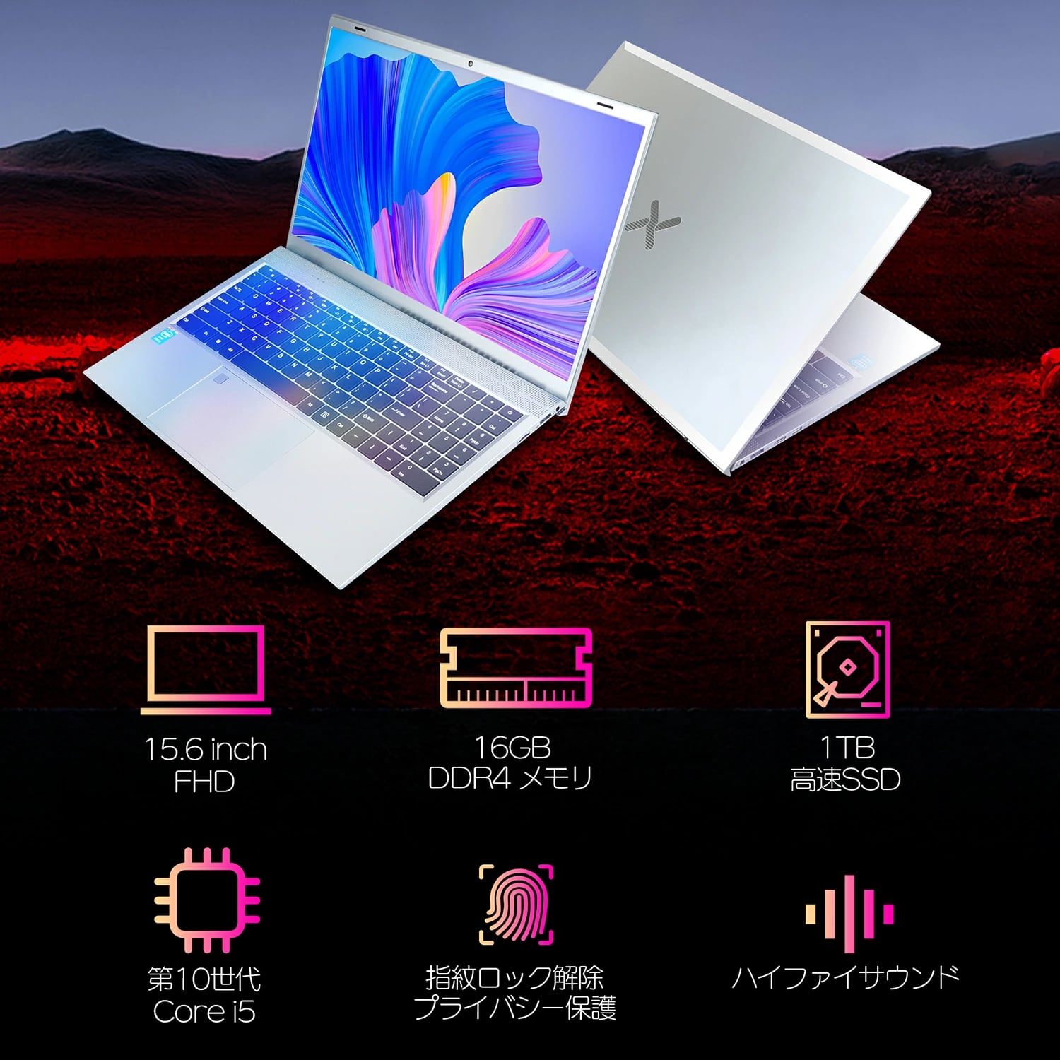 新品ゲーミングノートパソコン 第10世代 インテル Core i5 15.6インチ