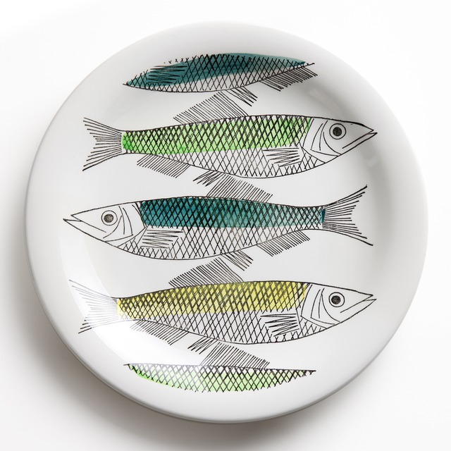 Almus Keramik アルマス カップ＆ソーサー、プレート3点セット - a 北欧ヴィンテージ　★金継ぎ品★