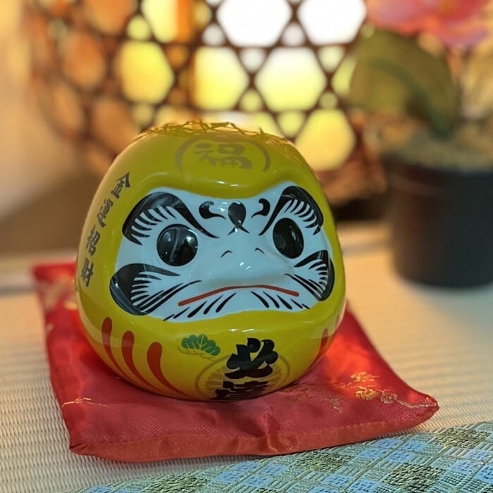 だるま 必達 ダルマ 達摩 黄色 陶器 貯金箱 達摩大使 魔除け 厄除け