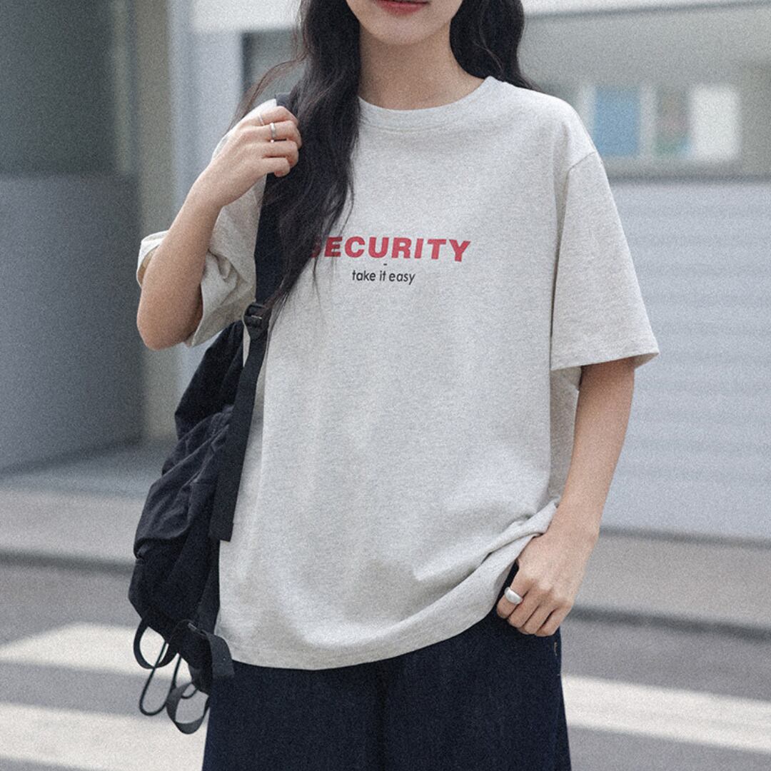 logo print cotton tshirt