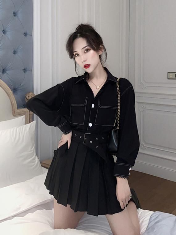 春 夏 レディース セットアップ トップス スカート ハイウエスト