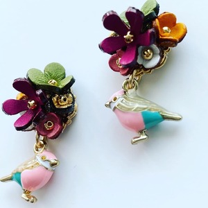 【人気アウトレット】３Dアソート小花セット 10個入り(マルチカラー)5mm～12mm