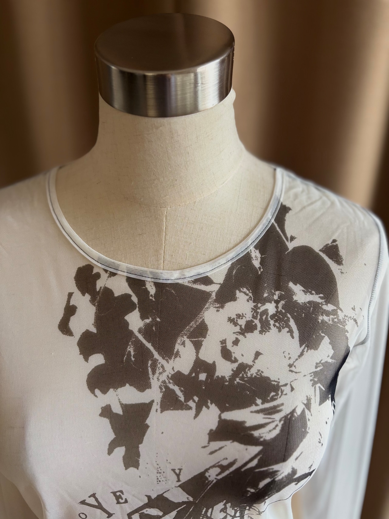 Y’s Red Label sheer tops-5214-4