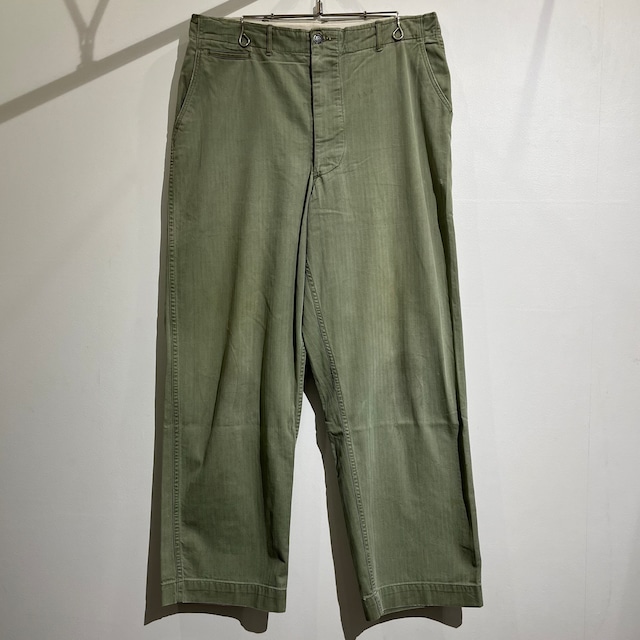 40s Us Army  M-42 HBT Pants 40年代 ユーエス アーミー ヘリンボーン ツイル パンツ