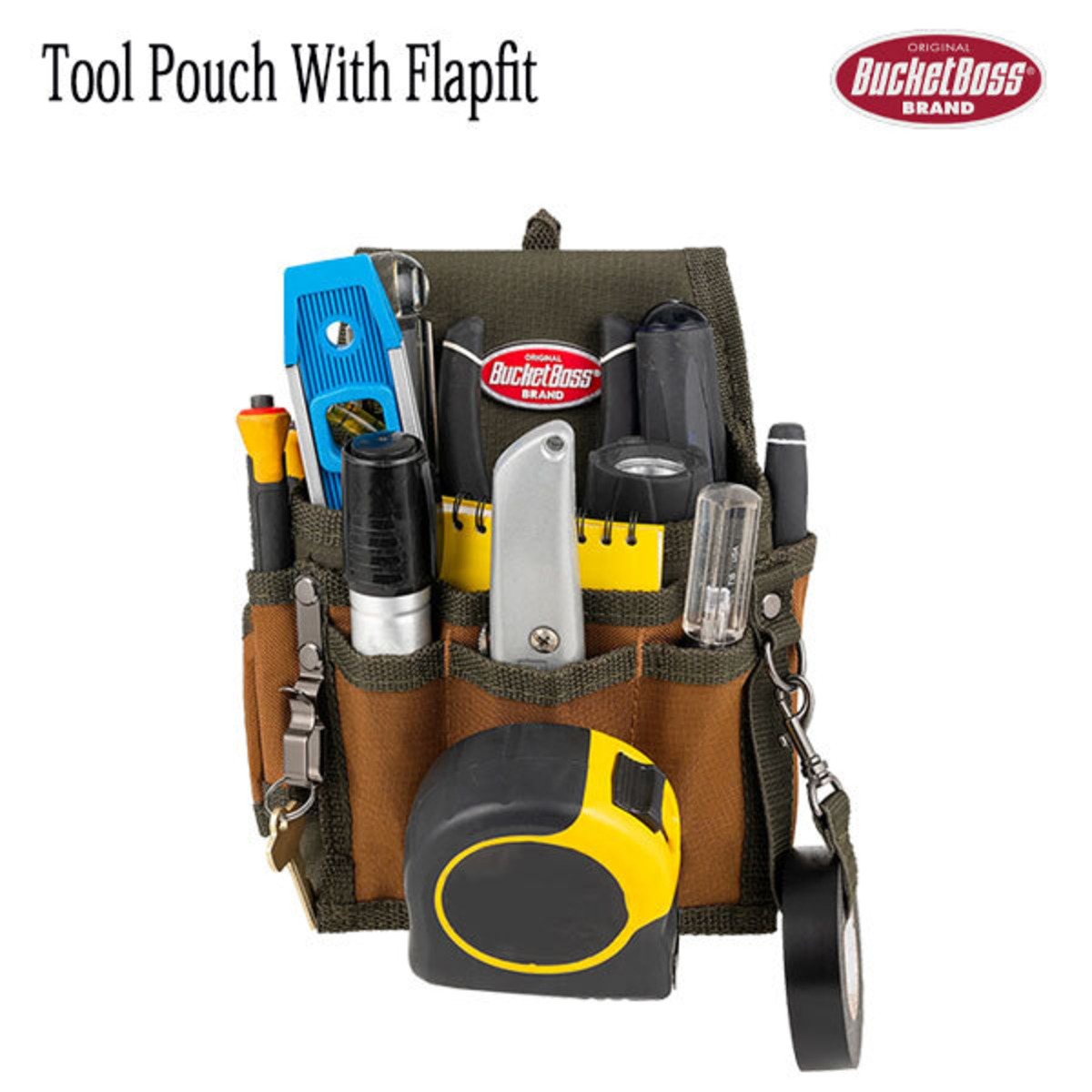 Tool Pouch with FlapFit ツールポーチ Flap Fit™ 腰袋 BucketBoss 