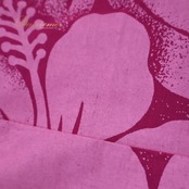 フラダンス 衣装 ワンピース ドレス ピンク系 smart design フラ ダンス ハワイ製 花柄 ハイビスカス柄 半袖 絞り ハワイアン アロハ 鮮やか かわいい 華やか ハワイアンプリント ダンス衣装