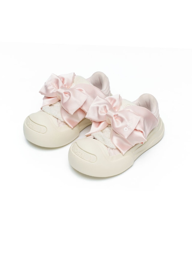 OCAI "SMILE" BOW SHOE CLIPS / PINK