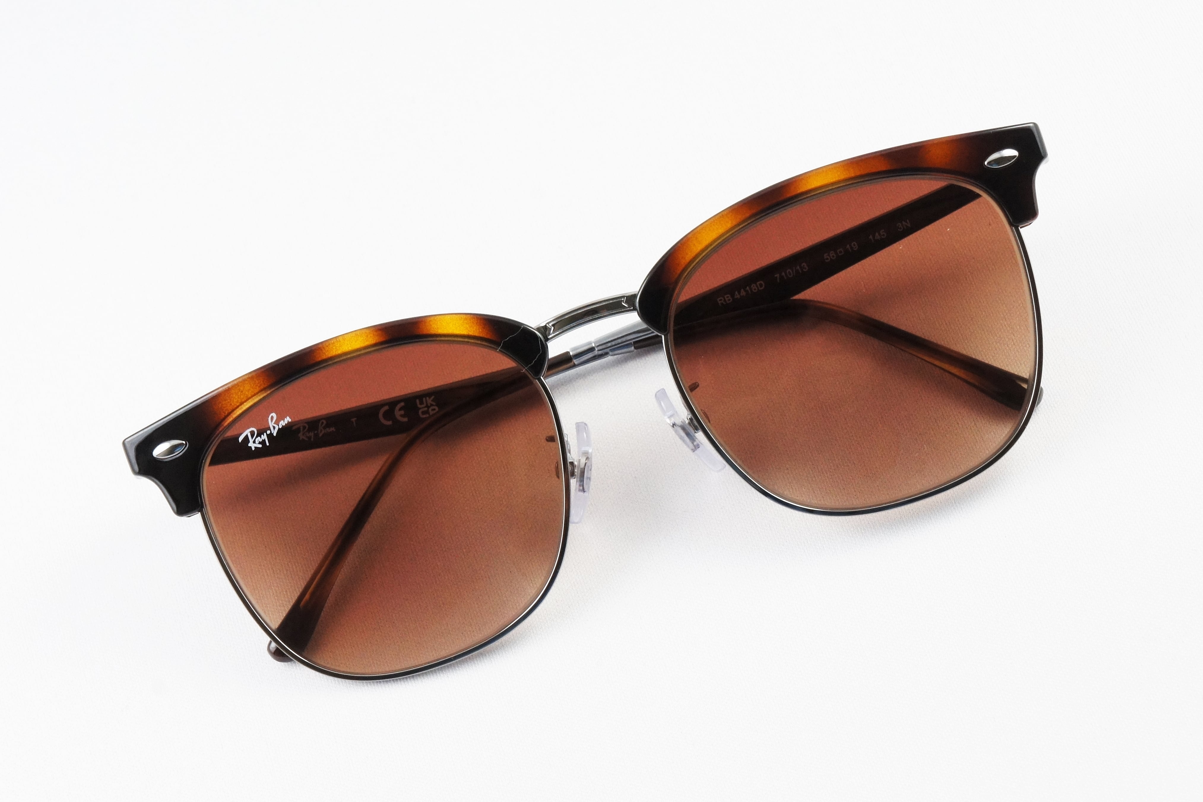 Ray-Ban サングラス RB4418D 710/13 56サイズ ウェリントン CLUBMASTER