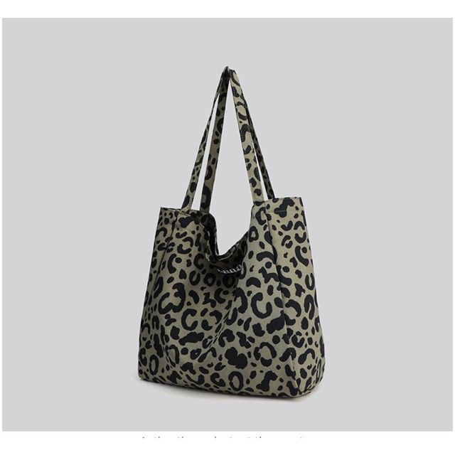 レオパードパターントートバッグ 2col   R01572