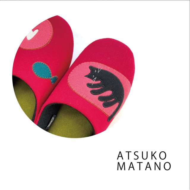 再入荷【ATSUKO MATANO（マタノアツコ）】ぬくぬくバブーシュ