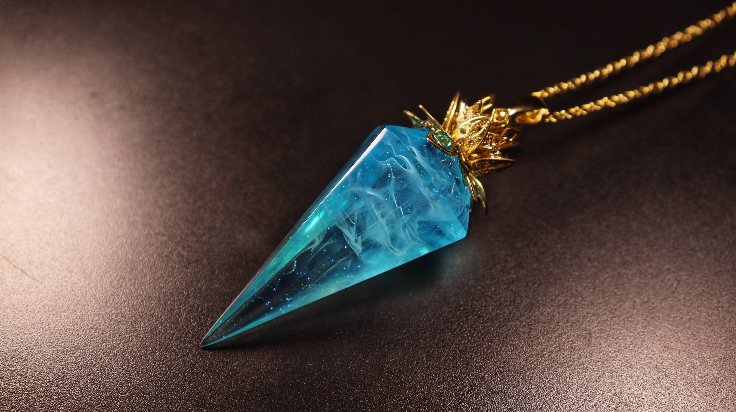 レジン ペンデュラム ブルー×グリーン572 | re:iriser