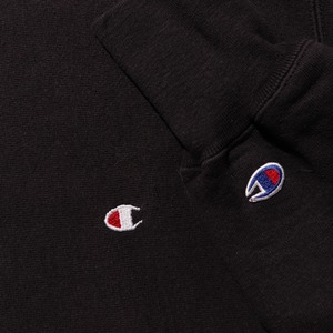 美品 L 黒無地 90s USA リバースウィーブ チャンピオン スウェット ブラック Reverse weave champion