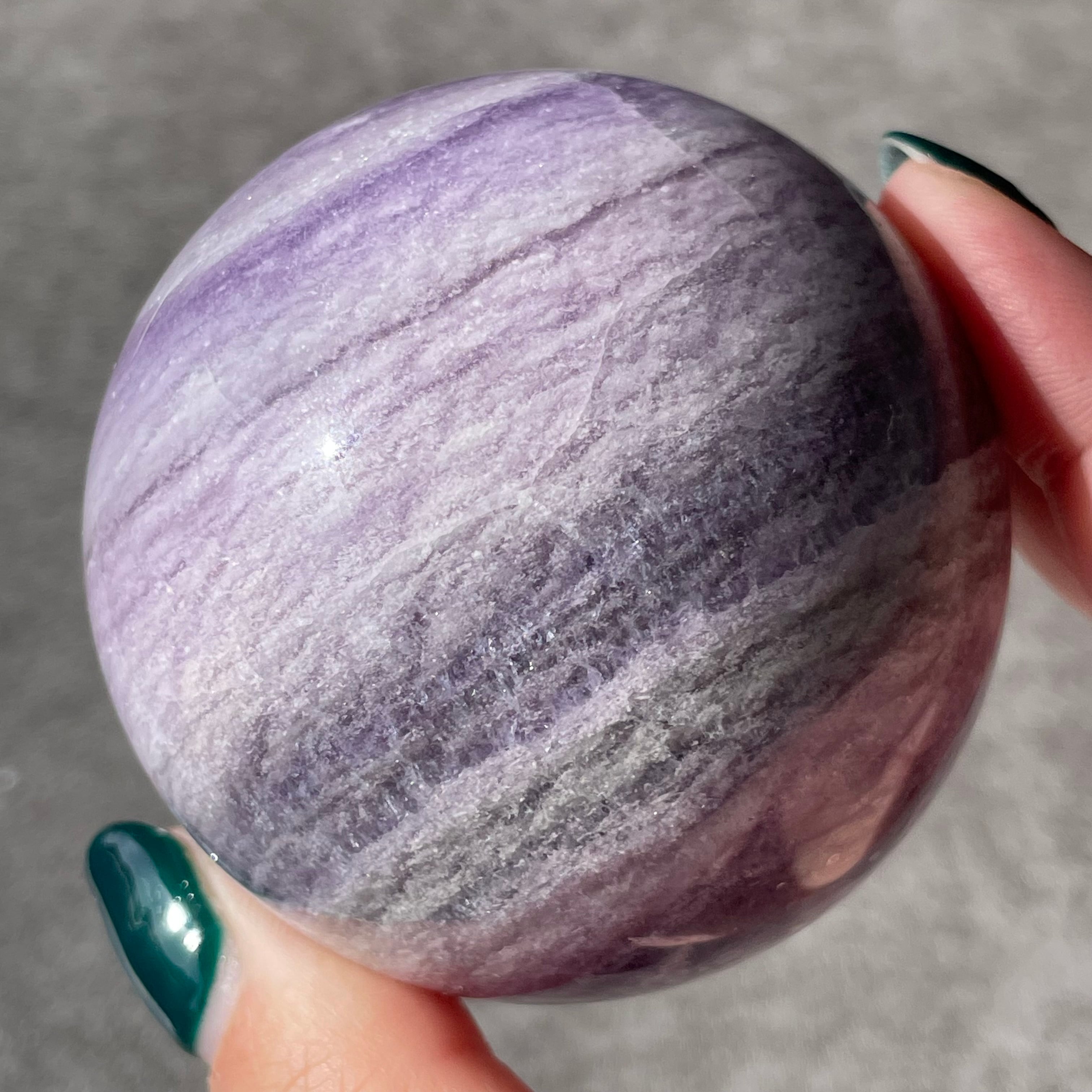 Silky Fluorite シルキーフローライト|Sphere スフィア|天然石 パワーストーン 鉱物 gem stone