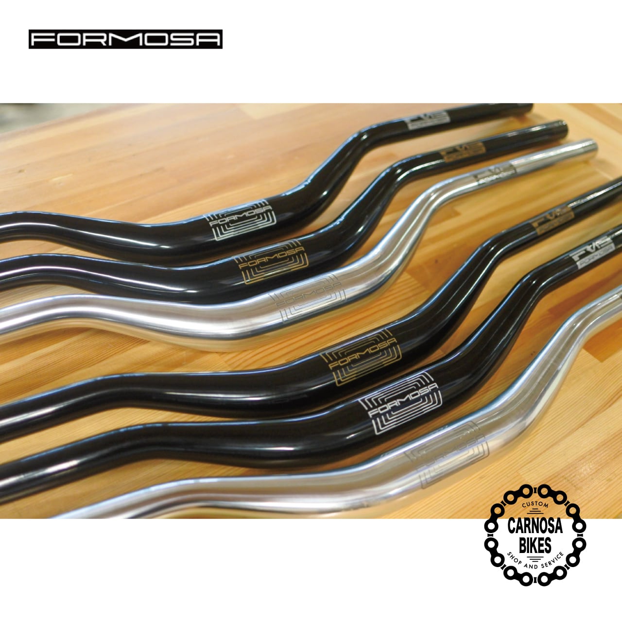 FORMOSA】F53 カーボンハンドルバー Φ35mm | 【CARNOSA BIKES