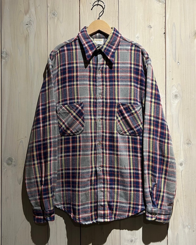 【a.k.a.C.a.k.a】70‘s “BIGMAC“Mulch Light Coloring Check Shirt Jacket
