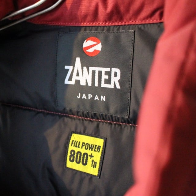 ZANTER JAPAN ダウンベスト DOWN VEST バーガンディ | C.COUNTLY
