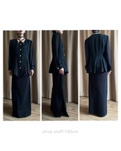 classic noir peplum sheer shirt-5205-4