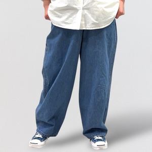 TANG cotton linen 8oz denim easy pants